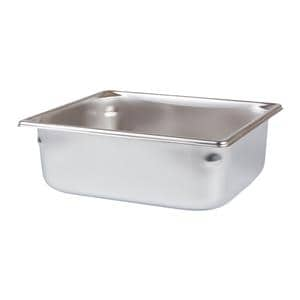 Instrument Tray 1/2 Size 10-2/5x12-3/4x4" Stainless Steel Ea