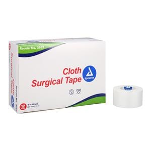 Surgical Tape Cloth 1"x10yd White Non-Sterile 12/Bx