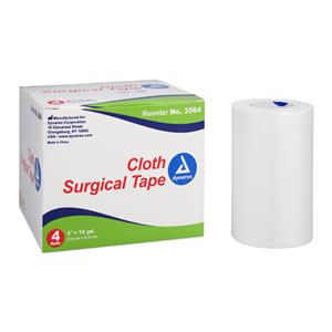 Surgical Tape Cloth 3"x10yd White Non-Sterile 4/Bx