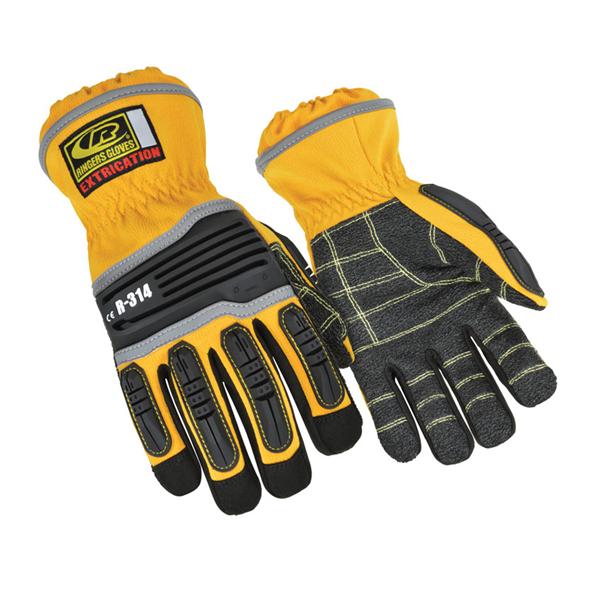 Ringers Kevlar / Flxbl Thrmplstc Rbr Extrication Impact Gloves Md Hi Viz