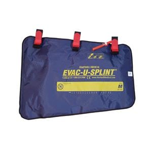 EVAC-U-SPLINT Immobilization Set Extrm Size Medium Nylon/Vinyl 27.5x20x1 Lft/Rt