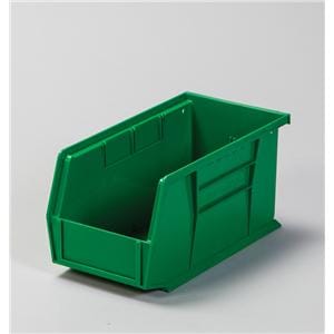 Super Tough Storage Bin Specify Color Polymer With Label Holder 11x5-1/2x5" Ea