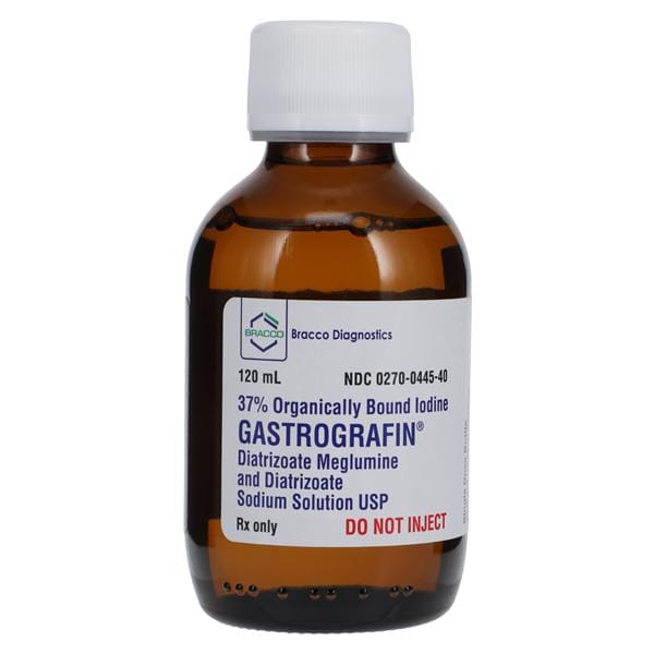 Gastrografin Oral Solution 0.37 Lemon Bottle 120mL Each, 12 BT/CA