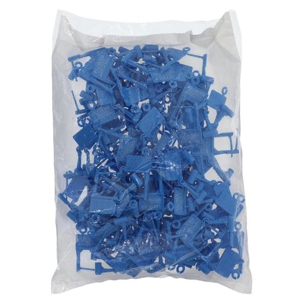 Sequentially Numbered Padlock Seal Blue 100/Pk