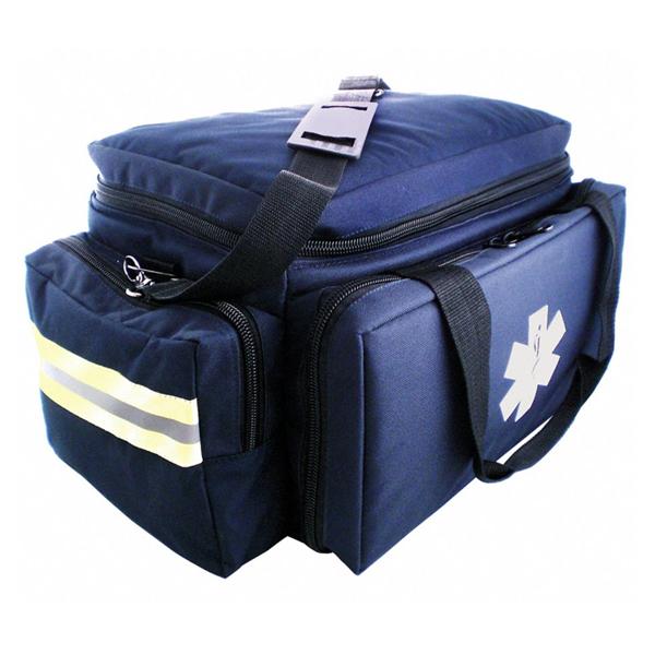 Trauma Bag 17.5x10.5x7.5" Navy Zipper Closure 2 Handles/Shoulder Strap