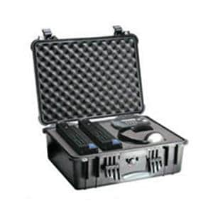 Pelican EMS Case 18.5x14.06x6.93" Black 2 Latch Closure Molded Rubber Handle