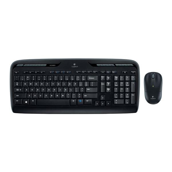 Logitech Wireless Desktop MK320 Keyboard/Mouse Combo Black Ea