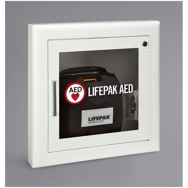 AED Cabinet New For LIFEPAK Defibrillator Steel Ea