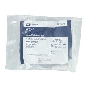 Argyle Stomach/Nasogastric Levin Tube 18Fr 48", 50 EA/CA