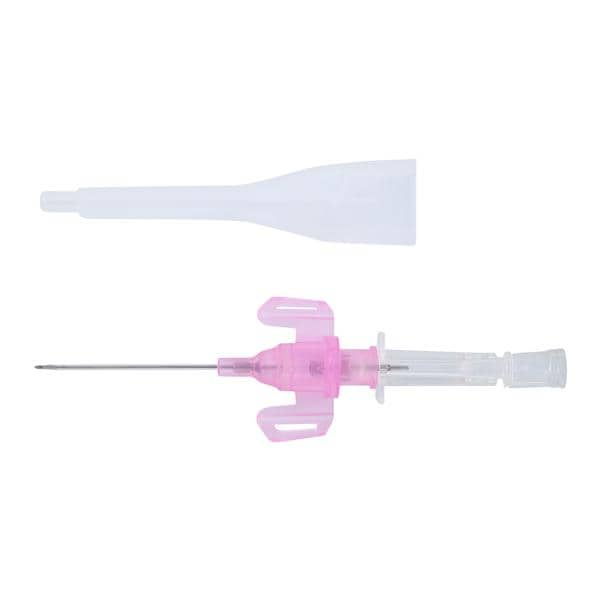 Introcan Safety IV Catheter Safety 20 Gauge 1-1/4" Pink Closed End 50/Bx