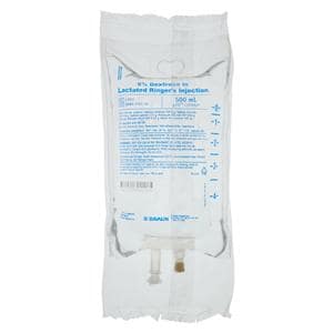 Injection Solution Dextrose 5%/Lactated Ringers 500mL Excel IV Container Ea