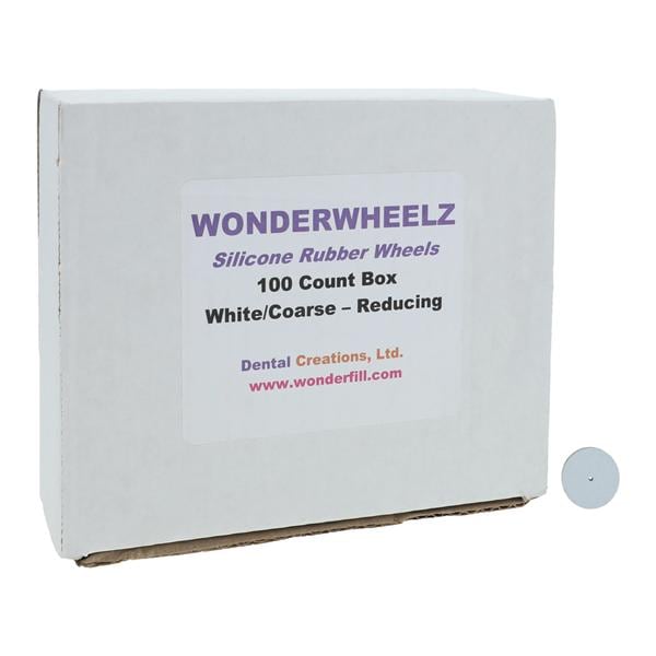 Silicone Rubber Wheels Wonderwheelz White 100/Bx