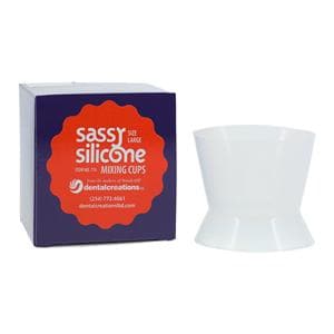 Sassy Silicone Mixing Cups Large Ea