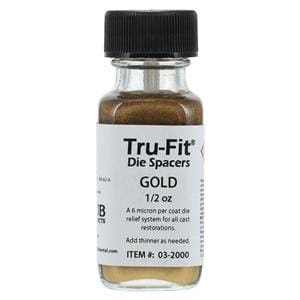 Tru-Fit Die Spacer Gold 1/2oz/Bt