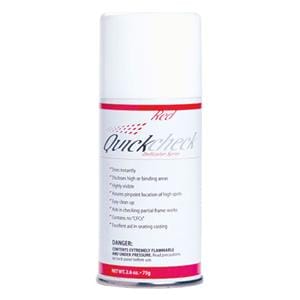 Quick Check Aerosol Spray High Spot Indicator Powder Red 75 Gm Ea