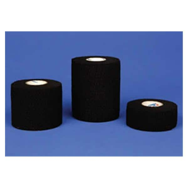 Jaylastic Athletic Tape Elastic 3"x7.5yd Black 16/Ca