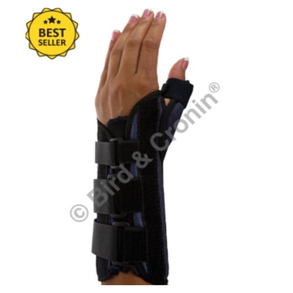 Premier Immobilization Brace Wrist Size X-Large Foam/Polyester 9-10" Left