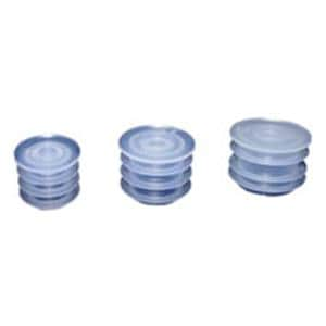 Adapter Cap Plastic 28mm Oral Transparent Reusable 10/Pk