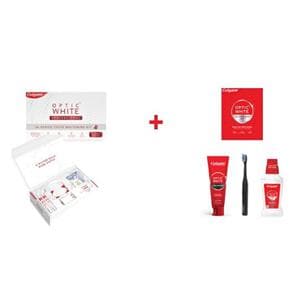 Colgate Optic White Take Home Whitening After Care Kit 10% Hydrogen Peroxide Ea