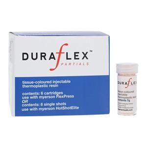 DuraFlex Denture Resin Single Shot Pink 6/Pk