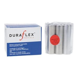 DuraFlex Denture Resin Cartridge Tissue Tone Pink Large 6/Pk