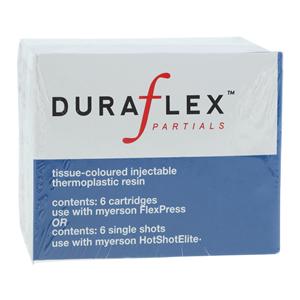 DuraFlex Denture Resin Cartridge True Pink Medium 6/Pk