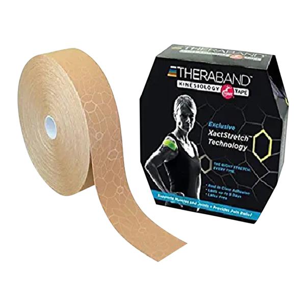 TheraBand Kinesiology Tape Cotton 2"x103.3' Beige Ea