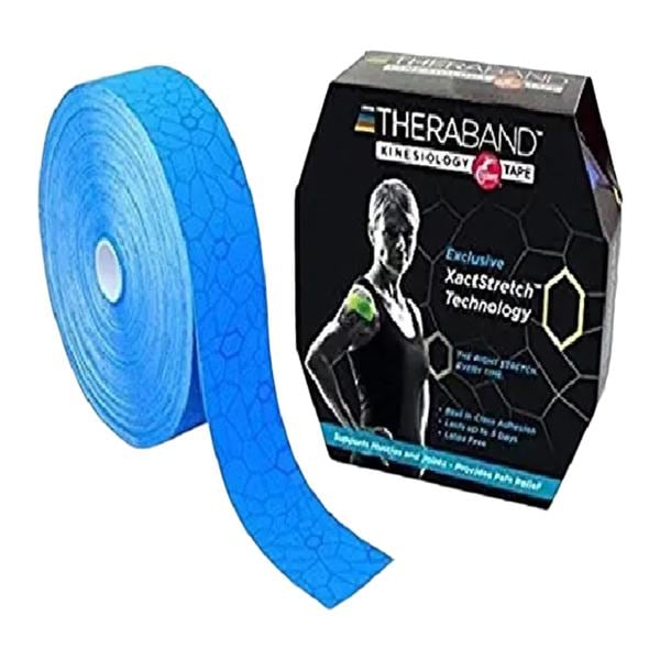 TheraBand Kinesiology Tape Cotton 2"x103.3' Blue Ea