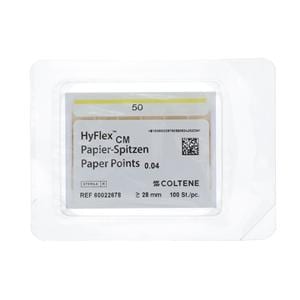 Hyflex CM Absorbent Points Size #50 0.04 100/Pk