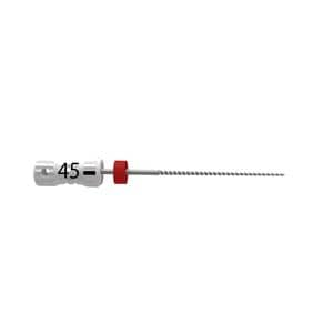 MicroMega K-File 21 mm Size #45 Stainless Steel 0.02 6/Pk