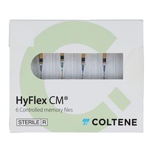 Hyflex CM Rotary File 21 mm Size 40 Nickel Titanium Black 0.04 6/Pk