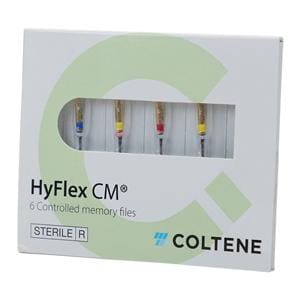 Hyflex CM Rotary File 31 mm Size 20-40 Nickel Titanium Assorted 0.06 - 0.08 6/Pk