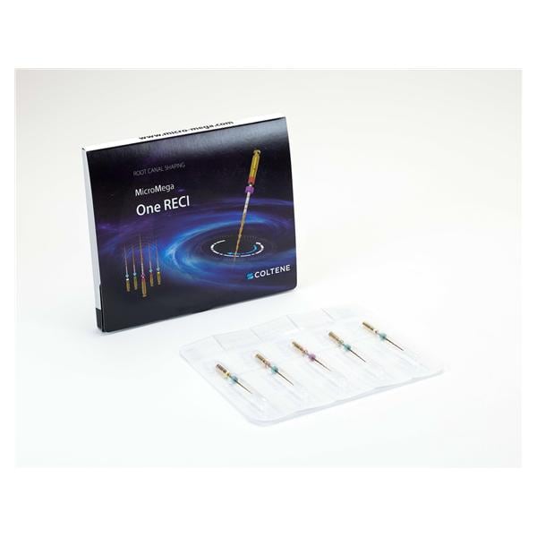 MicroMega One RECI Shaping Endo File 21 mm Size Assorted NiTi Assorted 5/Pk