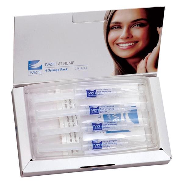 Iveri At Home Whitening Syringe Refills 22% Carbamide Peroxide 4/Pk