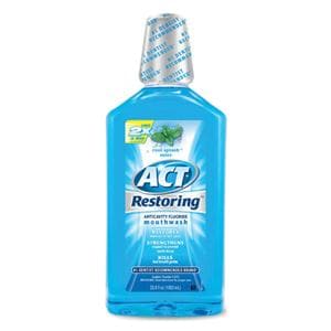 ACT Restoring Cool Mint Mouthwash 33.8 oz 6/Ca