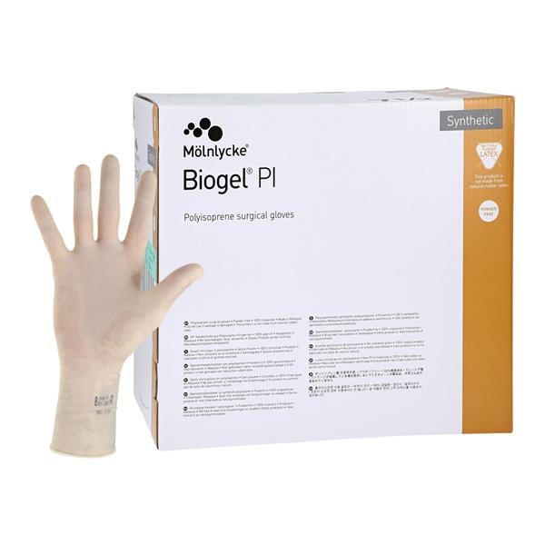 Biogel PI Polyisoprene Surgical Gloves 7.5 Straw