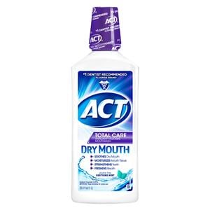 ACT Total Care Dry Mouth Oral Rinse 33.8 oz Soothing Mint 33.8oz