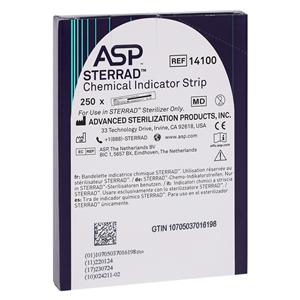 Indicator Strip Chemical ASP Sterrad 4.5 in No Md frm Ltx 250/Bx, 4 BX/CA