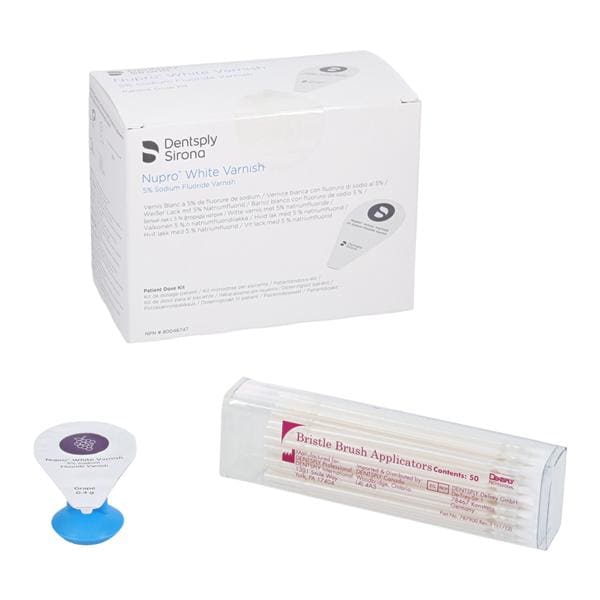 NUPRO Fluoride Varnish Unit Dose 5% NaF 0.4 Gm Grape White 50/Bx, 4 BX/CA