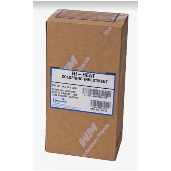 Hi-Heat Soldering Investment 4.5Lb/Bx