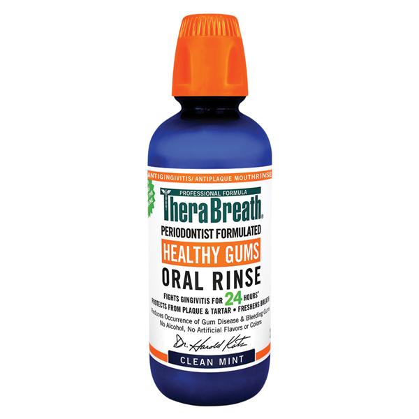 TheraBreath Clean Mint Mouthwash 16 oz 3/Pk