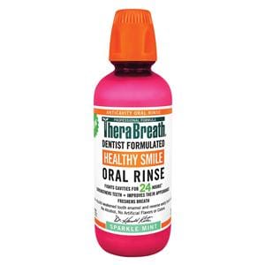 TheraBreath Sparkle Mint Mouthwash 16 oz 3/Pk