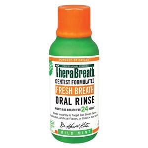 TheraBreath Mild Mint Mouth Rinse 3 oz 72/Ca