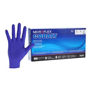 Cobalt Nitrile Exam Gloves X-Large Blue Non-Sterile