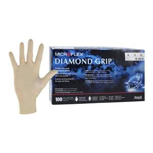 MICROFLEX Diamond Grip Exam Gloves X-Large Standard Natural Non-Sterile