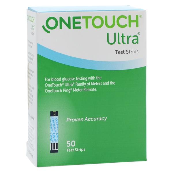 OneTouch Ultra Blood Glucose Test Strip CLIA Waived 50/Bx, 24 BX/CA