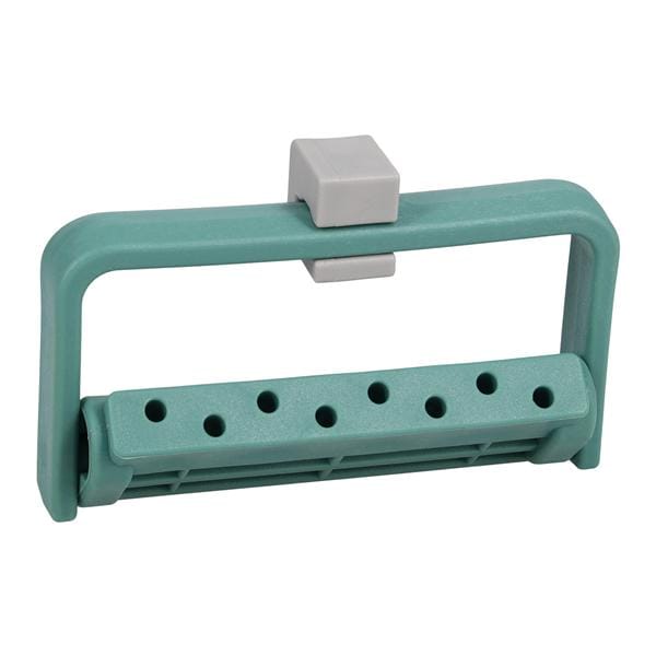 Bur Block Plastic 8 Hole Green Ea