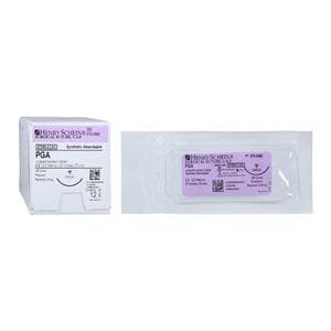 Monoderm Suture 2-0 27" Polyglycolic Acid Monofilament DS-24 Undyed 12/Bx