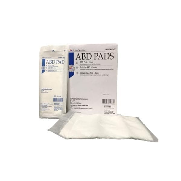 Cellulose ABD Combine Pad 8x10" Sterile Not Made With Natural Rubber Latex, 16 BX/CA