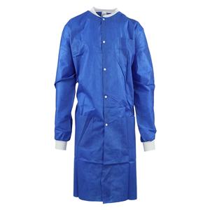 Maxi-Gard Protective Lab Coat SMS Large Ceil Blue 10/Pk, 5 PK/CA